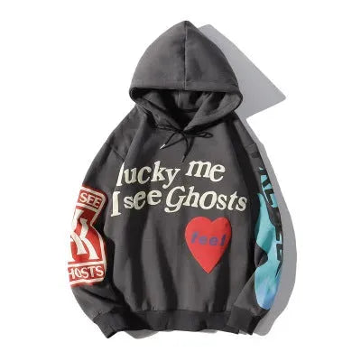 Graffiti alphabet print hoodie sweatshirt - Bellarte Enchanté Graffiti alphabet print hoodie sweatshirt
